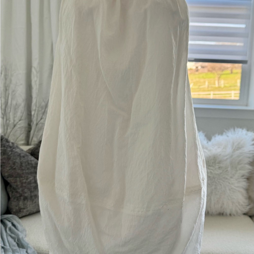 H&M Elegant Cream Maxi Dress